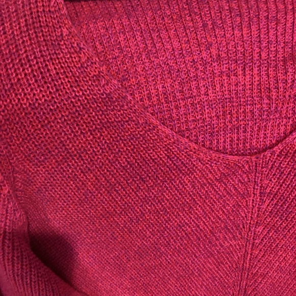 Style & Co 3x  Sweater Hot pink and purple weaved colors NWOT - Picture 3 of 6